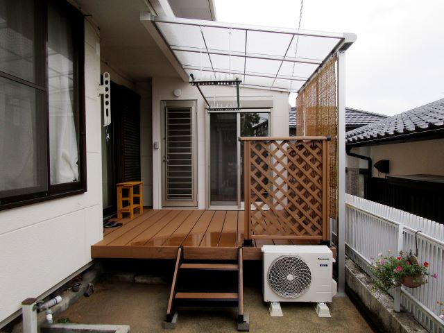 福岡市城南区田島 S様邸　テラス・デッキリフォーム「デッキテラスと一体化した小さなお部屋」